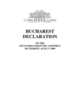 2000 Bucharest declaration