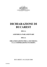2000 Bucharest declaration (it)