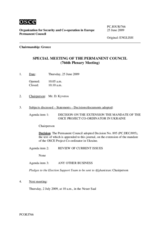 Journal of the 766th Special Plenary Meeting of the Permanent Council