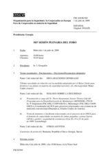 Journal of the 583rd Plenary Meeting of the Forum for Security Co-operation (es)