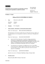 Journal of the 583rd Plenary Meeting of the Forum for Security Co-operation (fr)