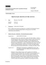 Journal of the 768th Plenary Meeting of the Permanent Council