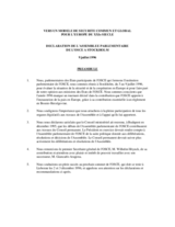1996 Stockholm declaration (fr)