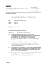 Journal of the 527th Plenary Meeting of the Permanent Council