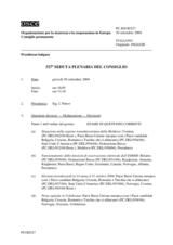 Journal of the 527th Plenary Meeting of the Permanent Council (it)