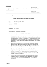 Journal of the 527th Plenary Meeting of the Permanent Council (fr)