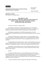 Forum for Security Co-operation Decision No. 5/09