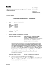 Journal of the 529th Plenary Meeting of the Permanent Council (it)