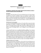 Statement by the Head of the OSCE Mission to Croatia to the OSCE Permanent Council