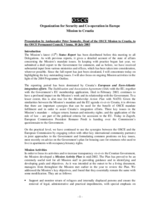 Statement by the Head of the OSCE Mission to Croatia to the OSCE Permanent Council