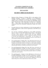 "Security through Solidarity"