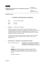 Journal of the 773rd Plenary Meeting of the Permanent Council (it)