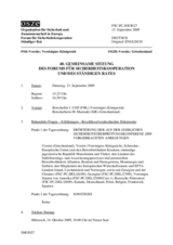 Journal of the 40th Joint Meeting of the Forum for Security Co-operation and the Permanent Council (de)