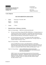 Journal of the 537th Plenary Meeting of the Permanent Council (de)