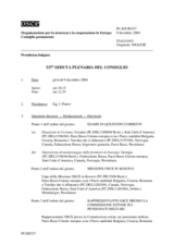 Journal of the 537th Plenary Meeting of the Permanent Council (it)