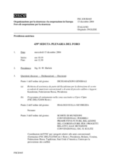 Journal of the 439th Plenary Meeting of the Forum for Security Co-operation (it)