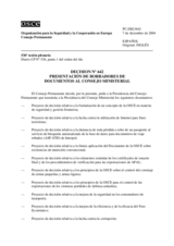 Permanent Council Decision No. 642 (es)