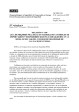 Forum for Security Co-operation Decision No. 7/09 (es)