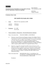 Journal of the 589th Plenary Meeting of the Forum for Security Co-operation (es)