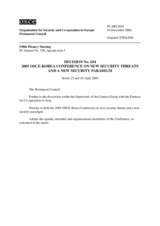 Permanent Council Decision No. 654