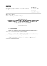 Permanent Council Decision No. 654 (fr)