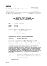 Journal of the 41st Joint Meeting of the Forum for Security Co-operation and the Permanent Council