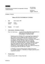 Journal of the 540th Plenary Meeting of the Permanent Council (fr)