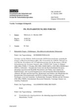 Journal of the 591st Plenary Meeting of the Forum for Security Co-operation (de)