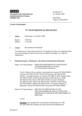 Journal of the 777th Plenary Meeting of the Permanent Council (de)