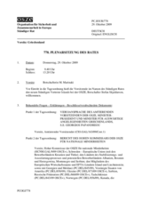 Journal of the 778th Plenary Meeting of the Permanent Council (de)