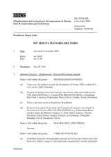 Journal of the 593rd Plenary Meeting of the Forum for Security Co-operation (it)