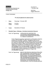 Journal of the 779th Plenary Meeting of the Permanent Council (de)