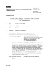 Journal of the 780th Special Plenary Meeting of the Permanent Council (it)