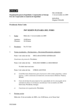 Journal of the 594th Plenary Meeting of the Forum for Security Co-operation (es)