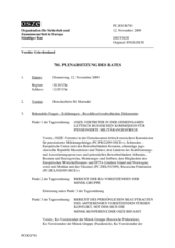 Journal of the 781st Plenary Meeting of the Permanent Council (de)