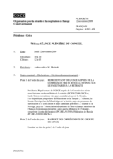 Journal of the 781st Plenary Meeting of the Permanent Council (fr)