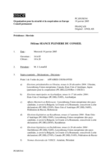 Journal of the 541st Plenary Meeting of the Permanent Council/Corrected reissue (fr)