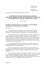 Statement by Ambassador Viktar Gaisenak, Permanent Representative of the Republic of Belarus, at the meeting of the OSCE Permanent Council