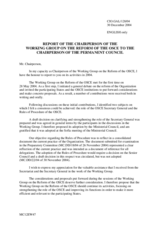 Report on activities in 2004