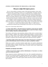 Interview with the Head of the OSCE Mission to Croatia, Glas (hr)