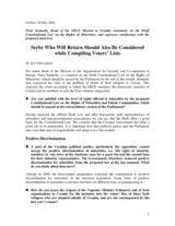 Interview with the Head of the OSCE Mission to Croatia, Globus