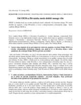 Interview with the Head of the OSCE Mission to Croatia, Glas Slavonije (hr)