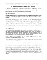 Interview with the Head of the OSCE Mission to Croatia, Slobodna Dalmacija (hr)