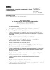 Permanent Council Decision No. 913 (it)