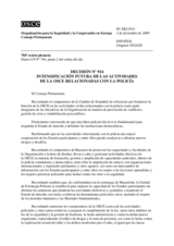 Permanent Council Decision No. 914 (es)