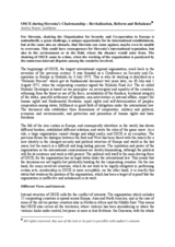 Radio feature: OSCE during Slovenia's Chairmanship - Revitalization, Reform and Rebalance