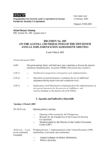 Forum for Security Co-operation Decision No. 1/05