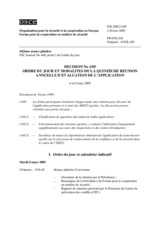 Forum for Security Co-operation Decision No. 1/05 (fr)