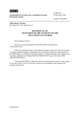 Permanent Council Decision No. 917