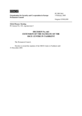 Permanent Council Decision No. 661